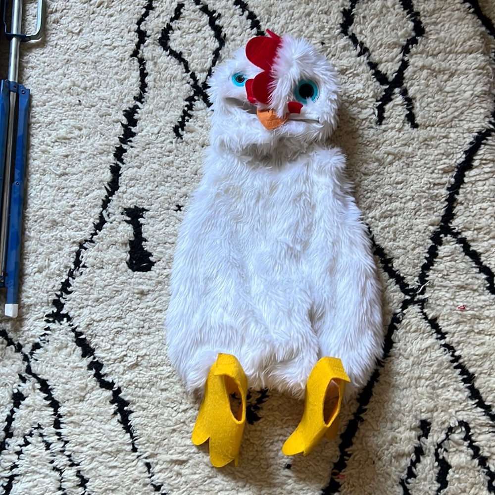 Pottery barn kids chicken costume